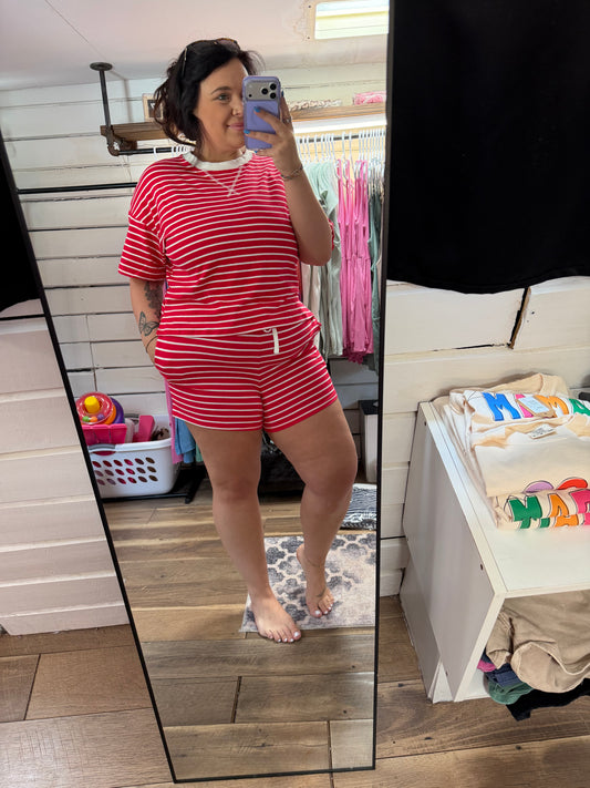 Stripe Tshirt Set