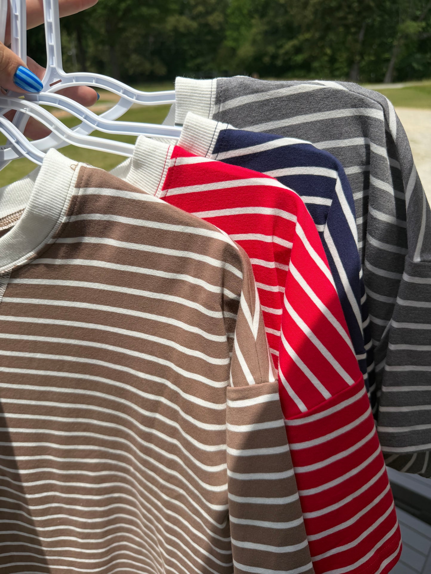 Stripe Tshirt Set