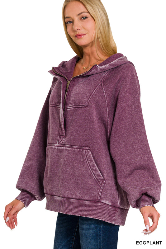 Kangaroo Quarter Zip Hoodie