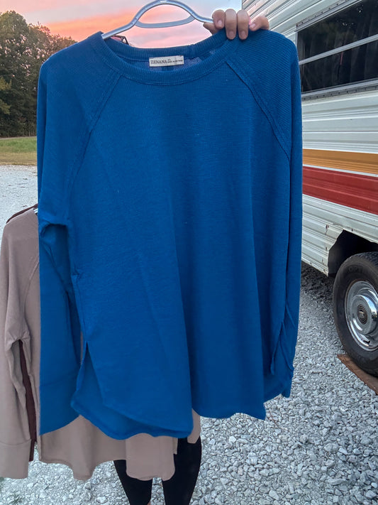 Baby Waffle Long Sleeve Top