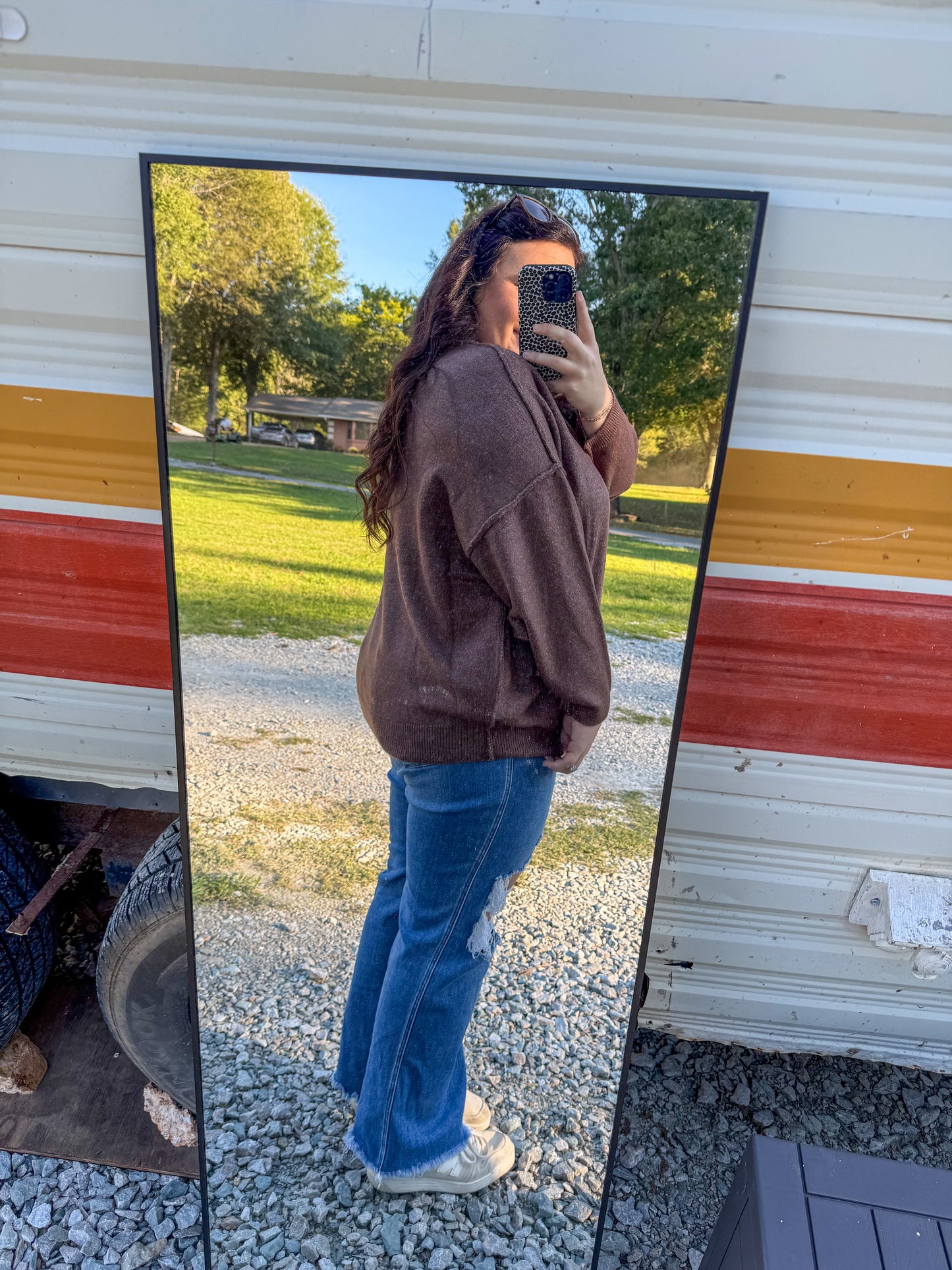 Oversized Round Neck Sweater