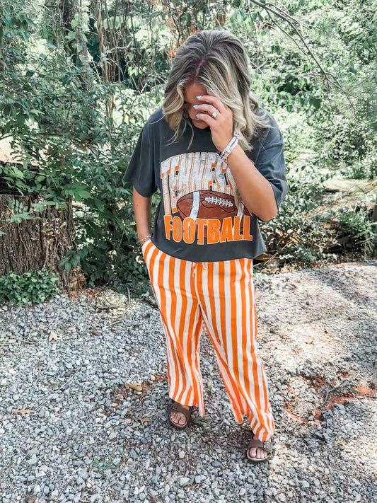 Orange Striped Pants PREORDER