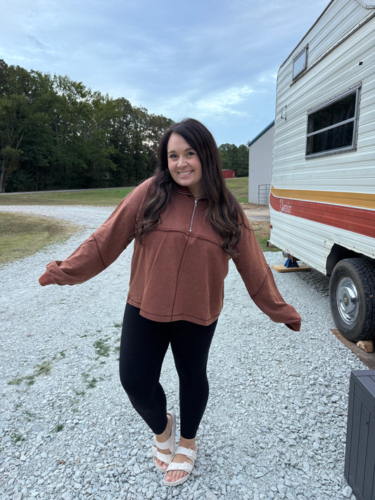 Seam Detail Pullover