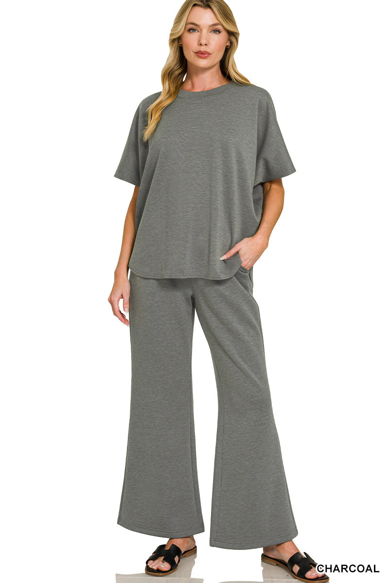 Scuba Bottoms Only-Charcoal