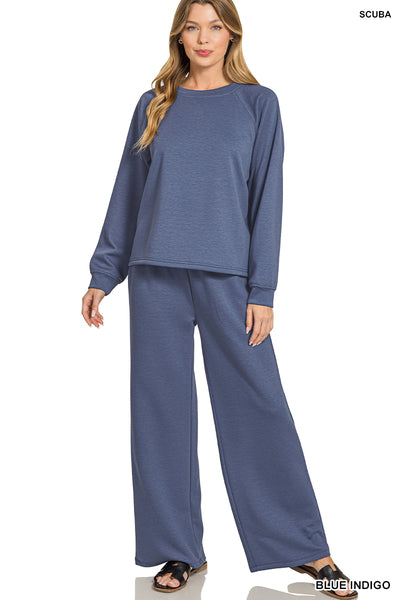Pullover Scuba Set-Blue Indigo PREORDER