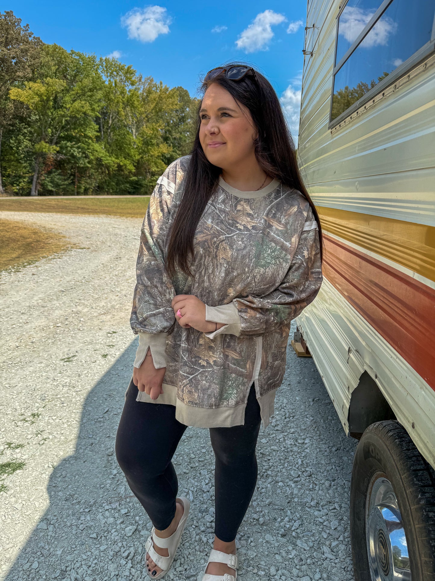 INSTOCK Camo Sweatshirt