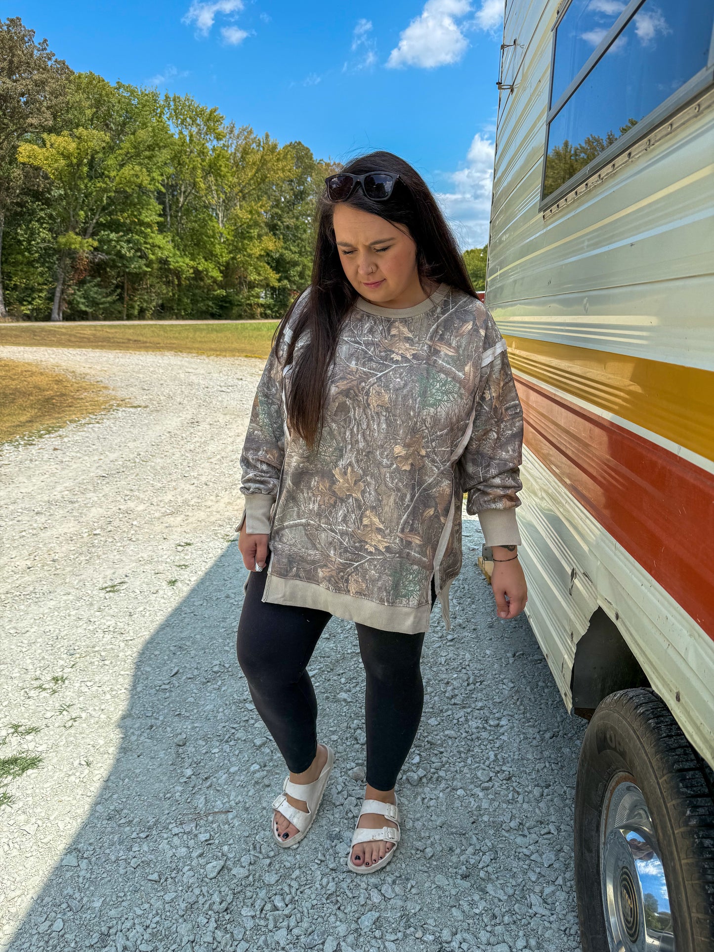 INSTOCK Camo Sweatshirt