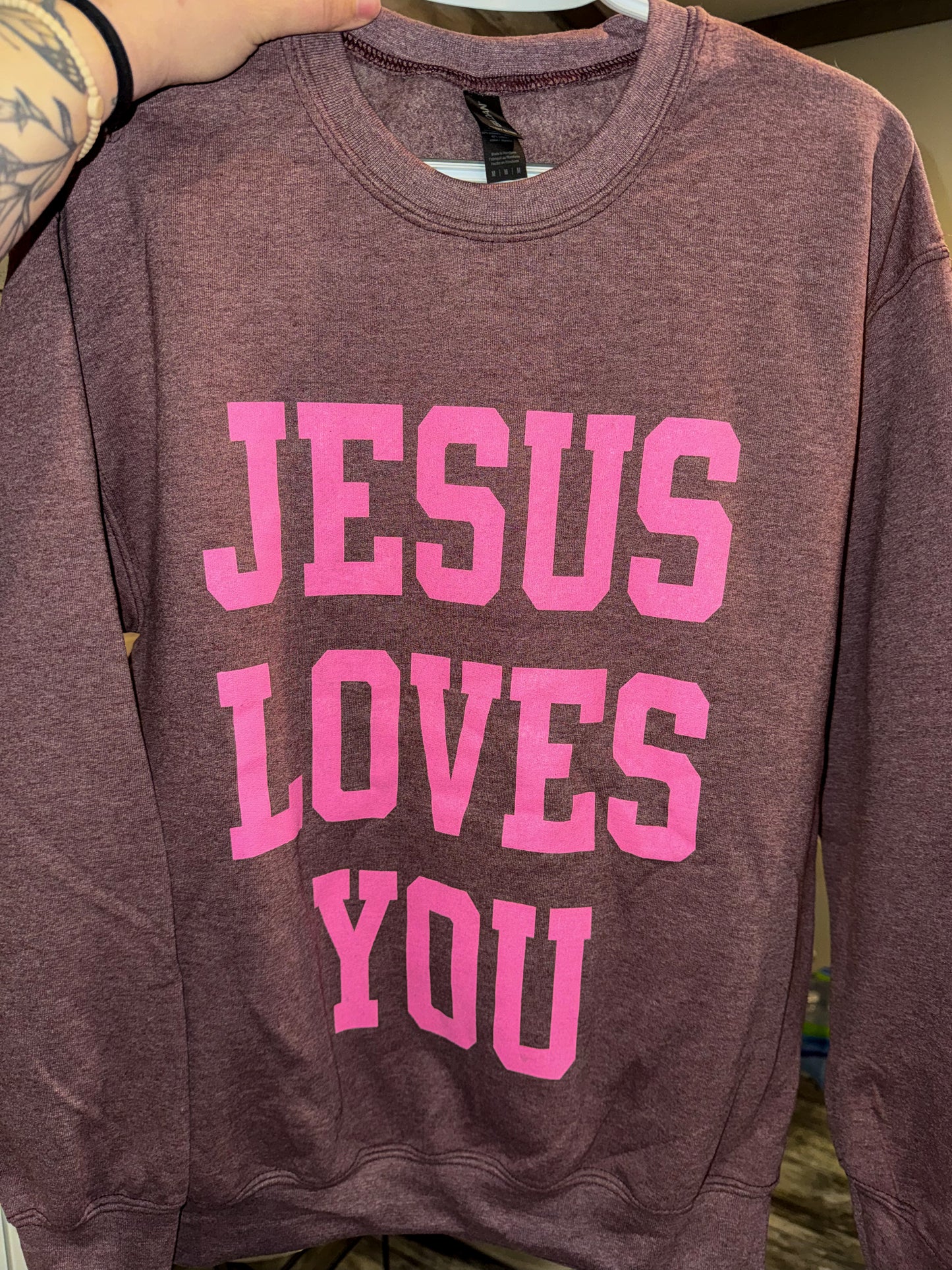 Jesus Loves You Pullover