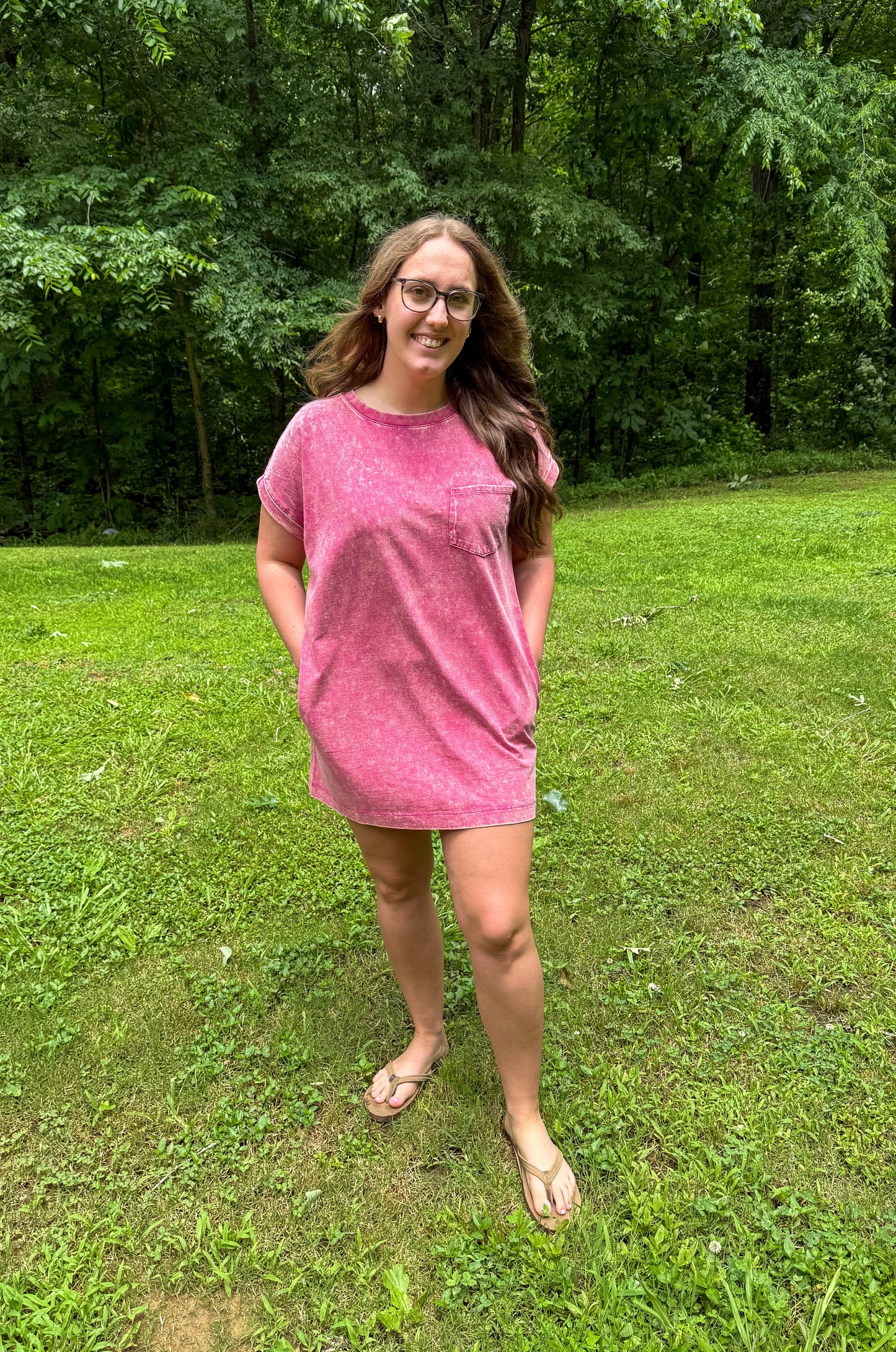 Acid Wash pocket Dress