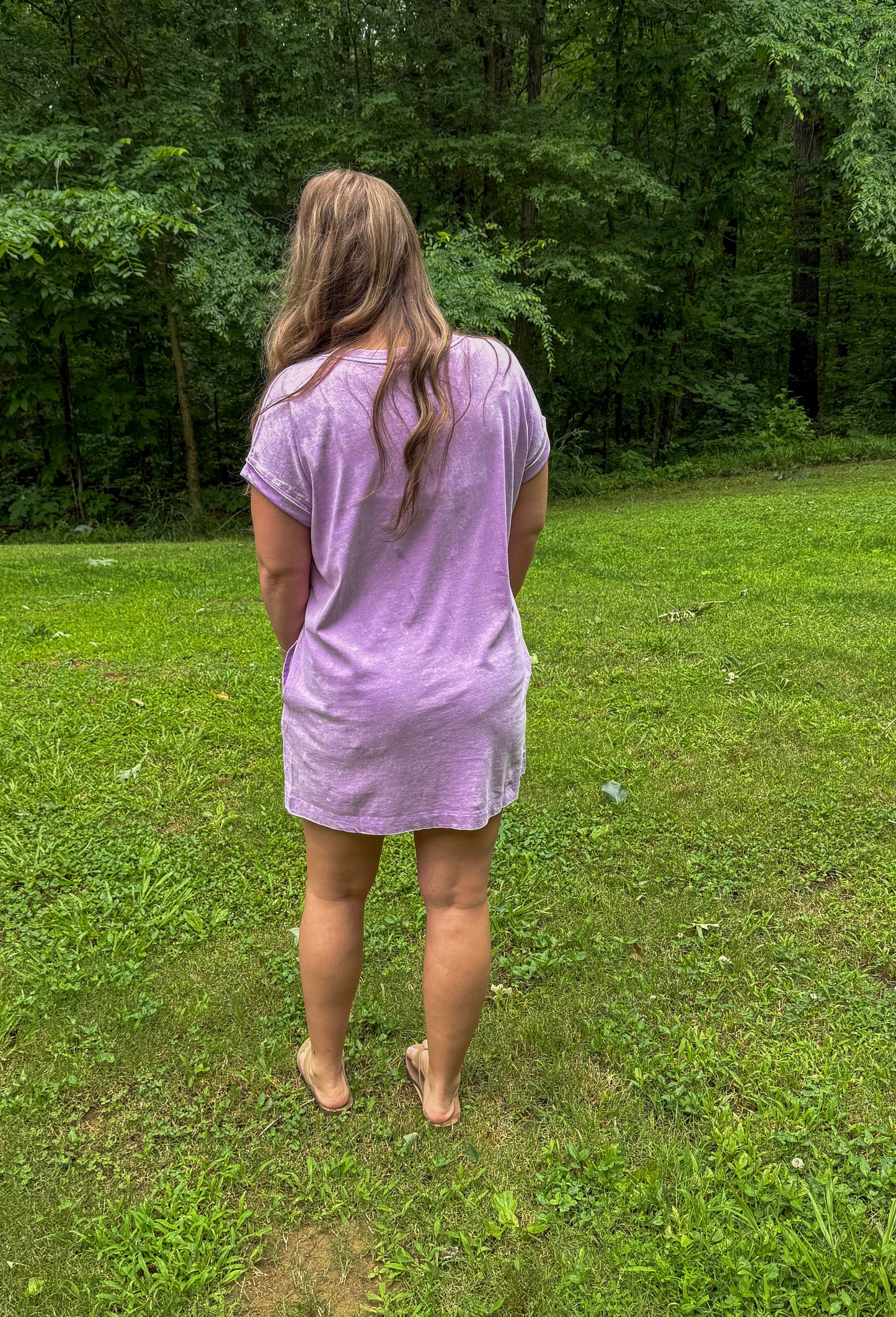 Acid Wash pocket Dress