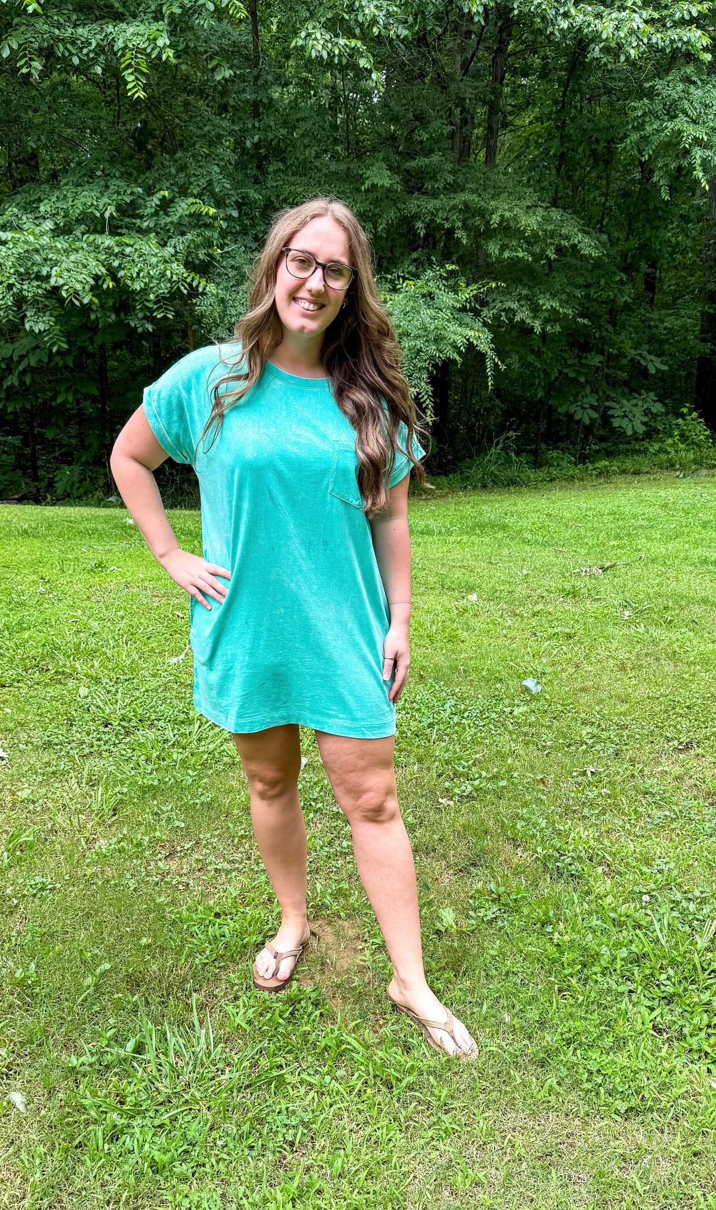 Acid Wash pocket Dress