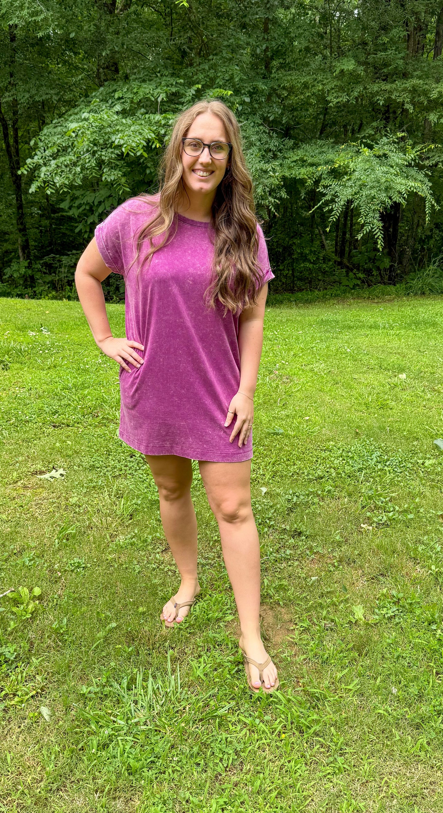 Acid Wash pocket Dress