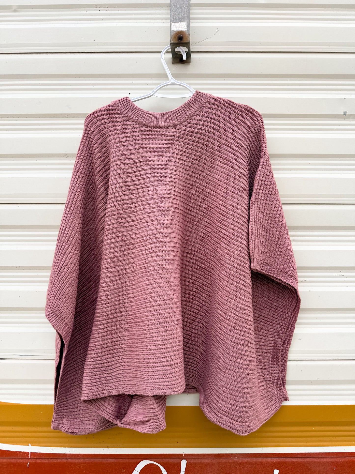 Oversized Poncho Pullover