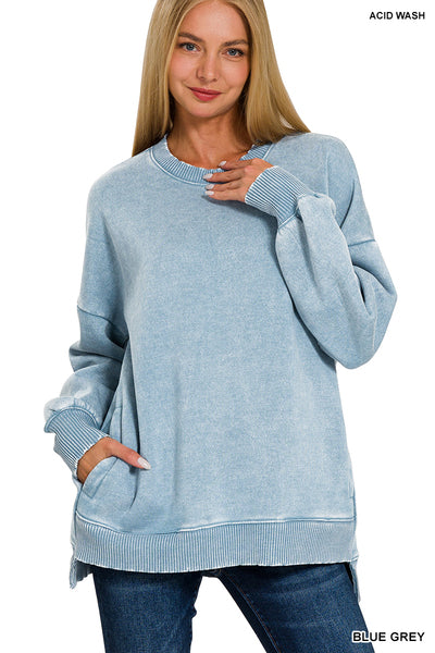 Zenana Pullover with Pockets