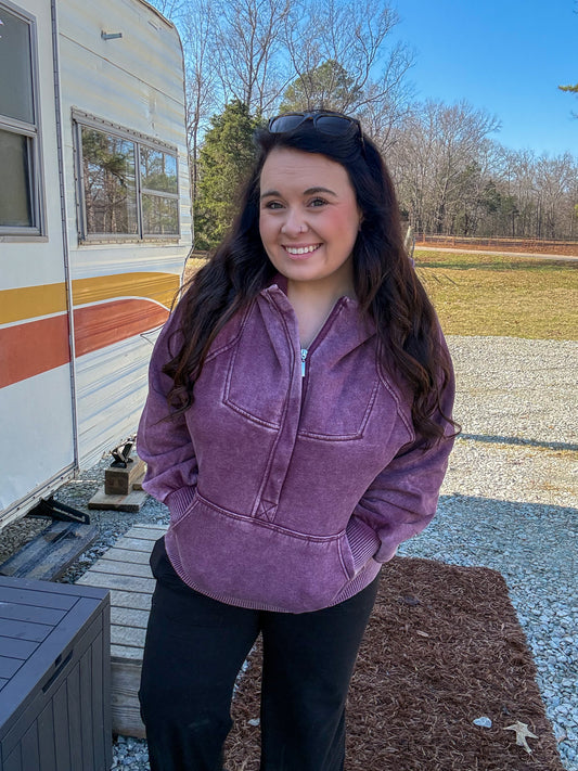 Kangaroo Quarter Zip Hoodie