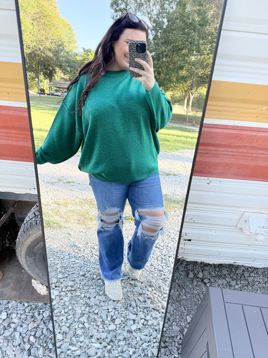 Oversized Round Neck Sweater