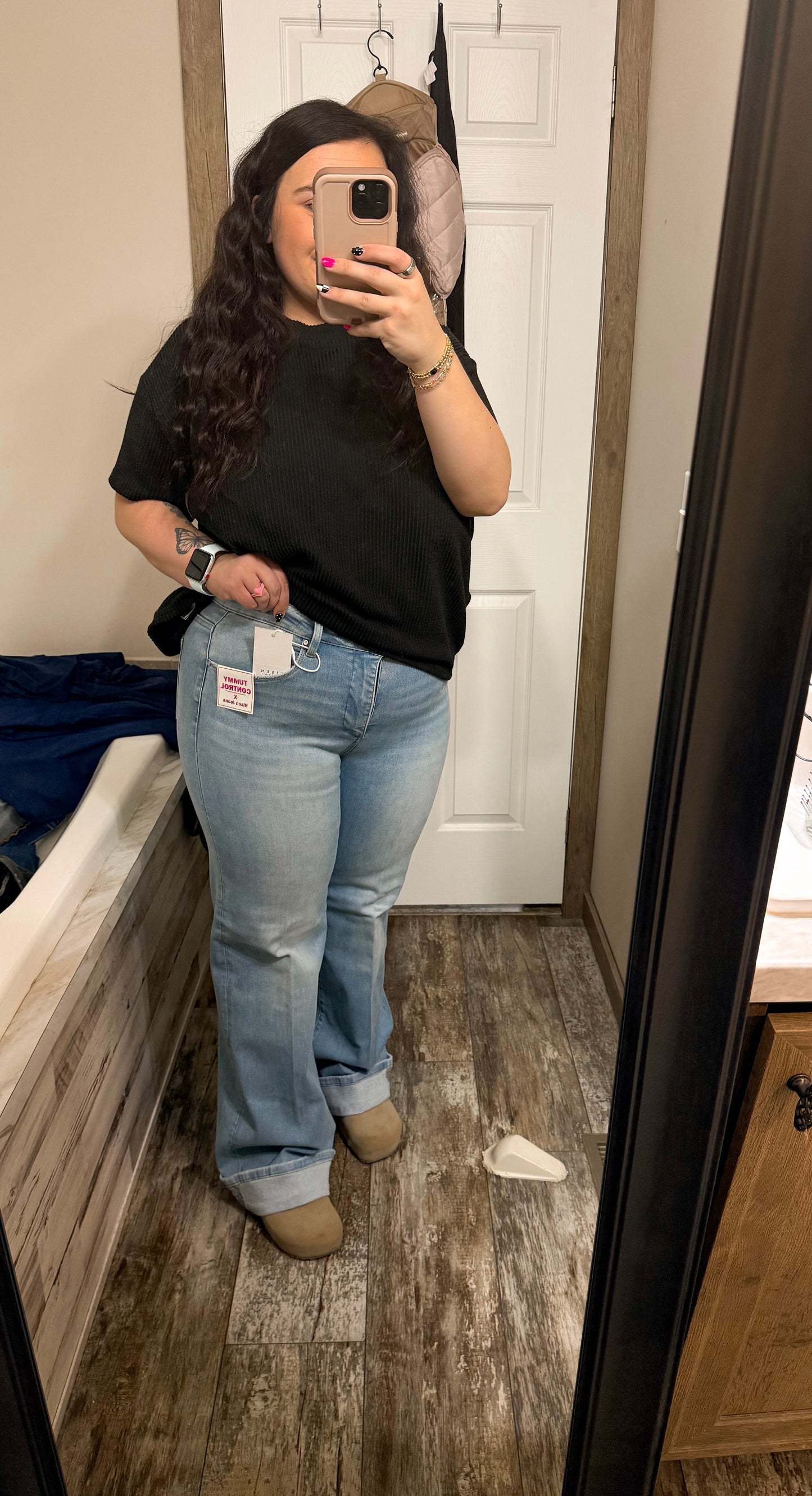 Risen Light Wash denim