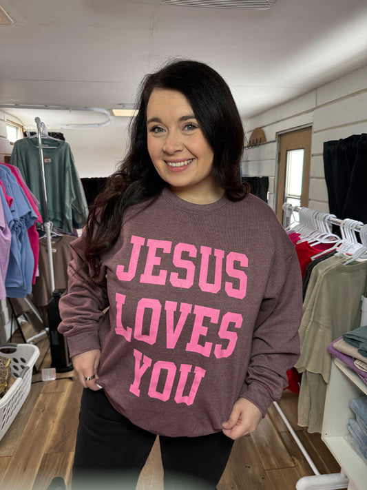 Jesus Loves You Pullover