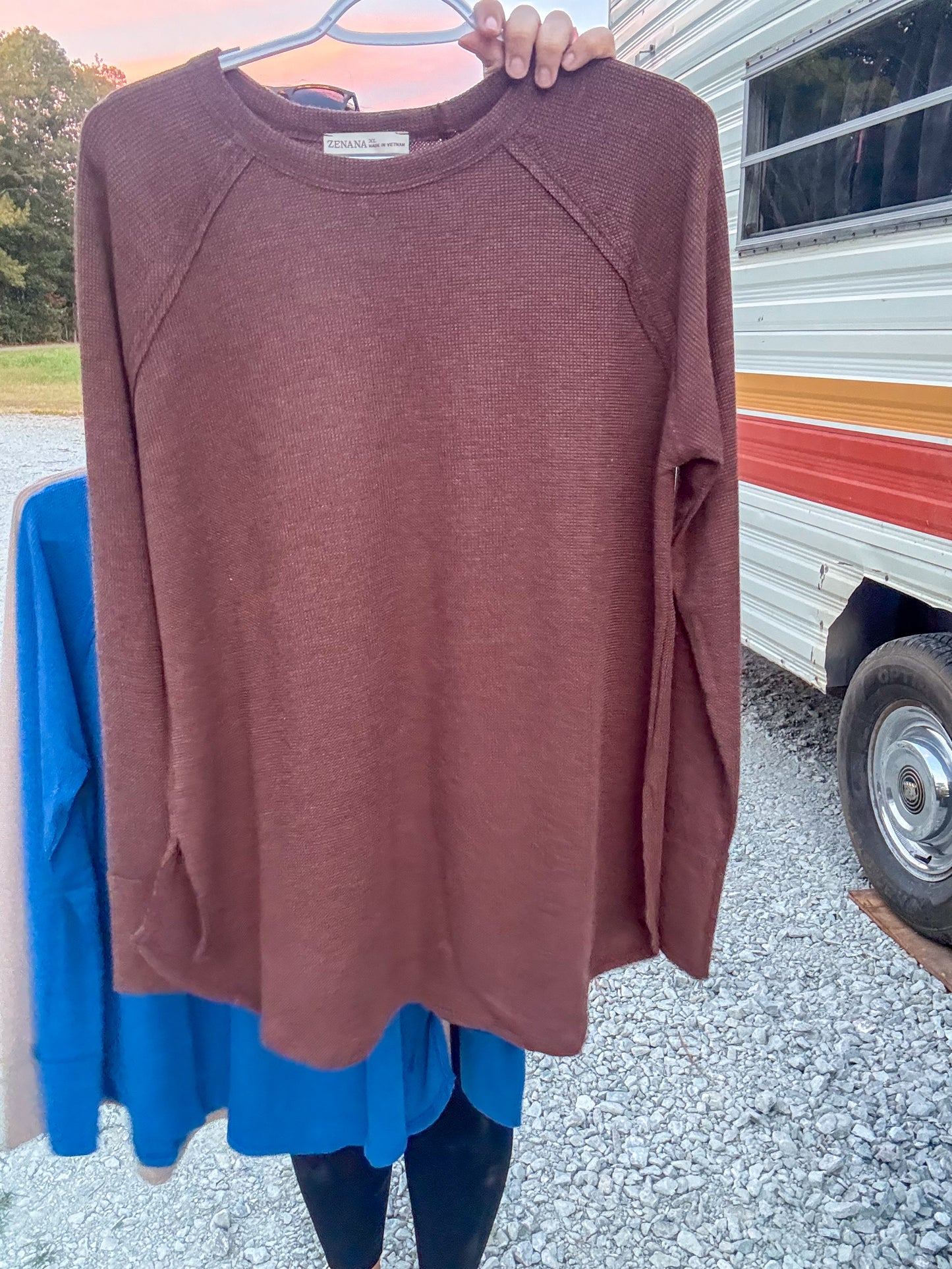 Baby Waffle Long Sleeve Top