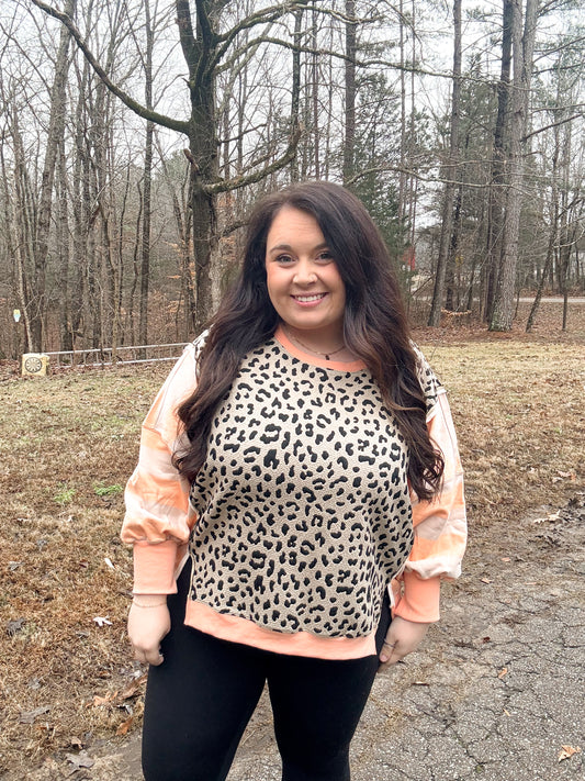 Oversized Leopard Stripes