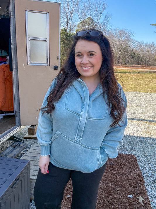 Kangaroo Quarter Zip Hoodie