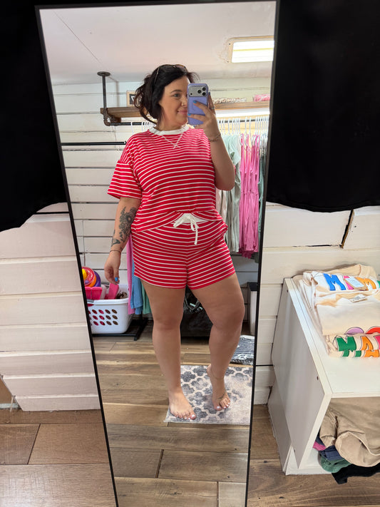 Stripe Tshirt Set