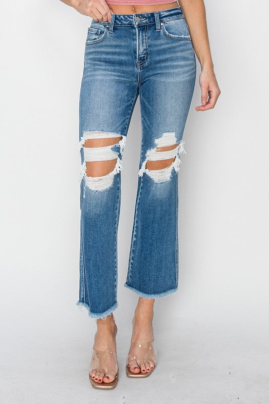 Risen PLUS Distressed Denim