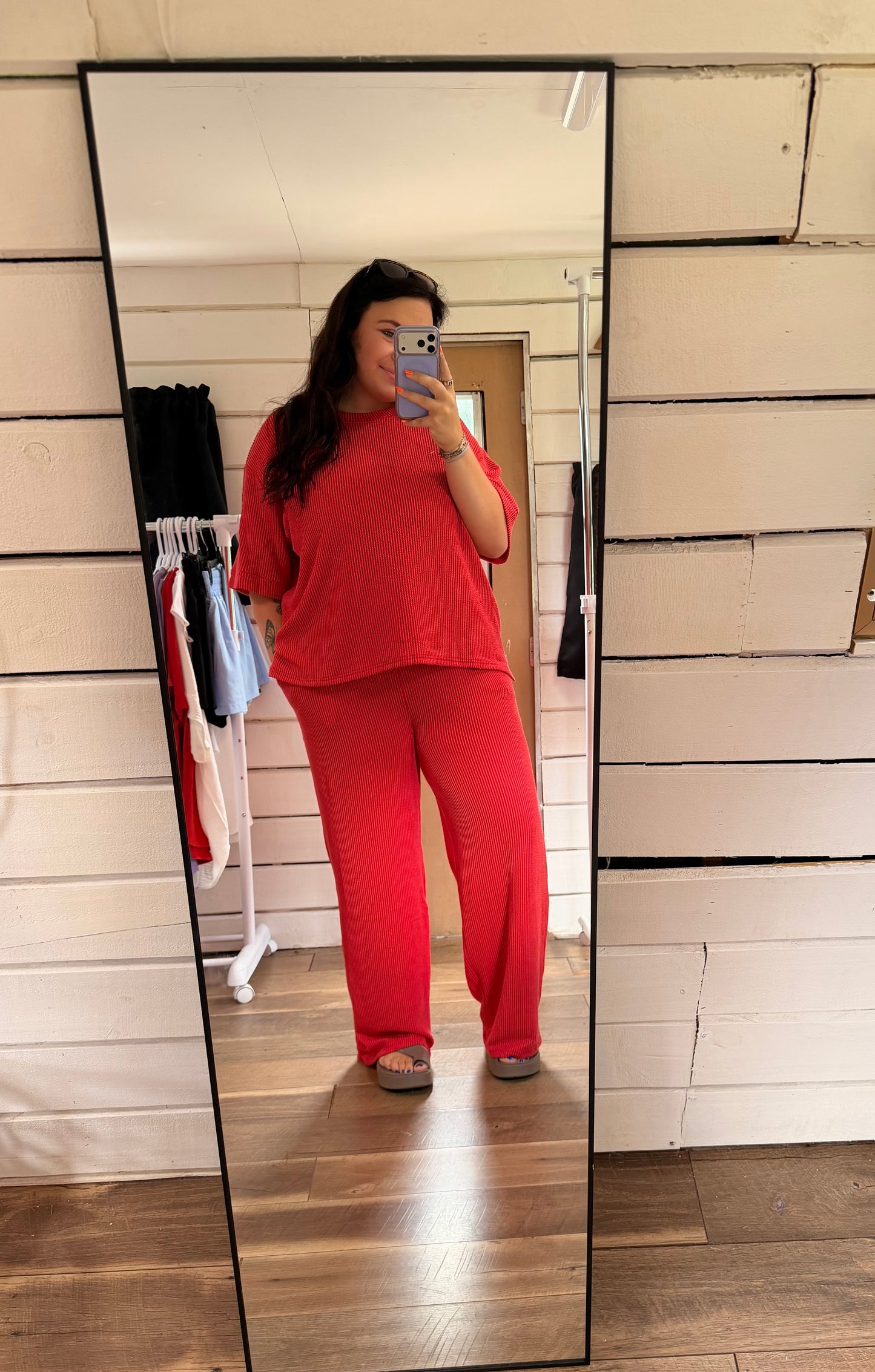 PLUS Ruby Ribbed set