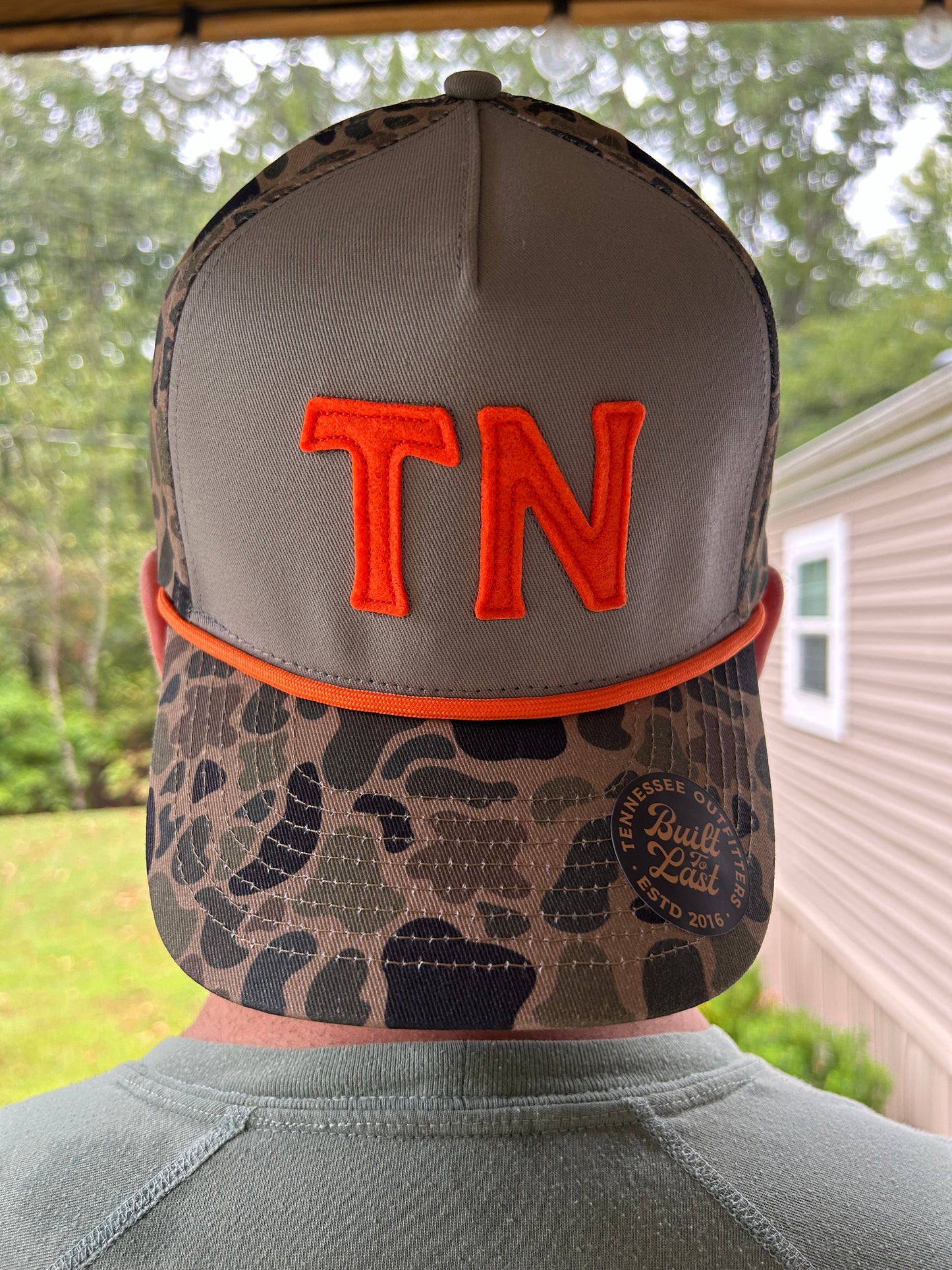 TN Hat in Camo and Smokey Gray