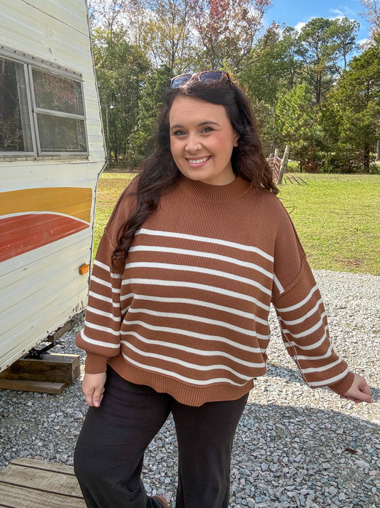 Striped Oversized Sweater