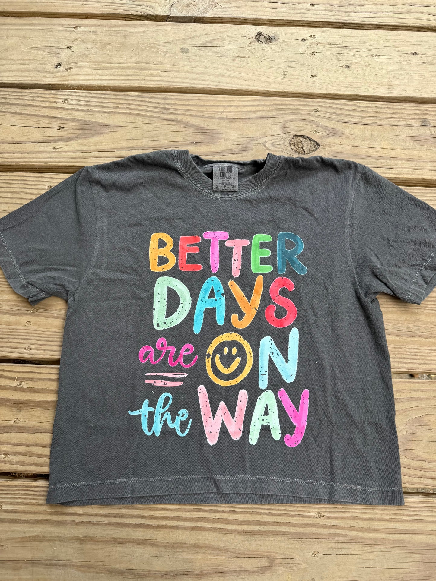 Better Days Ahead Crop Tee