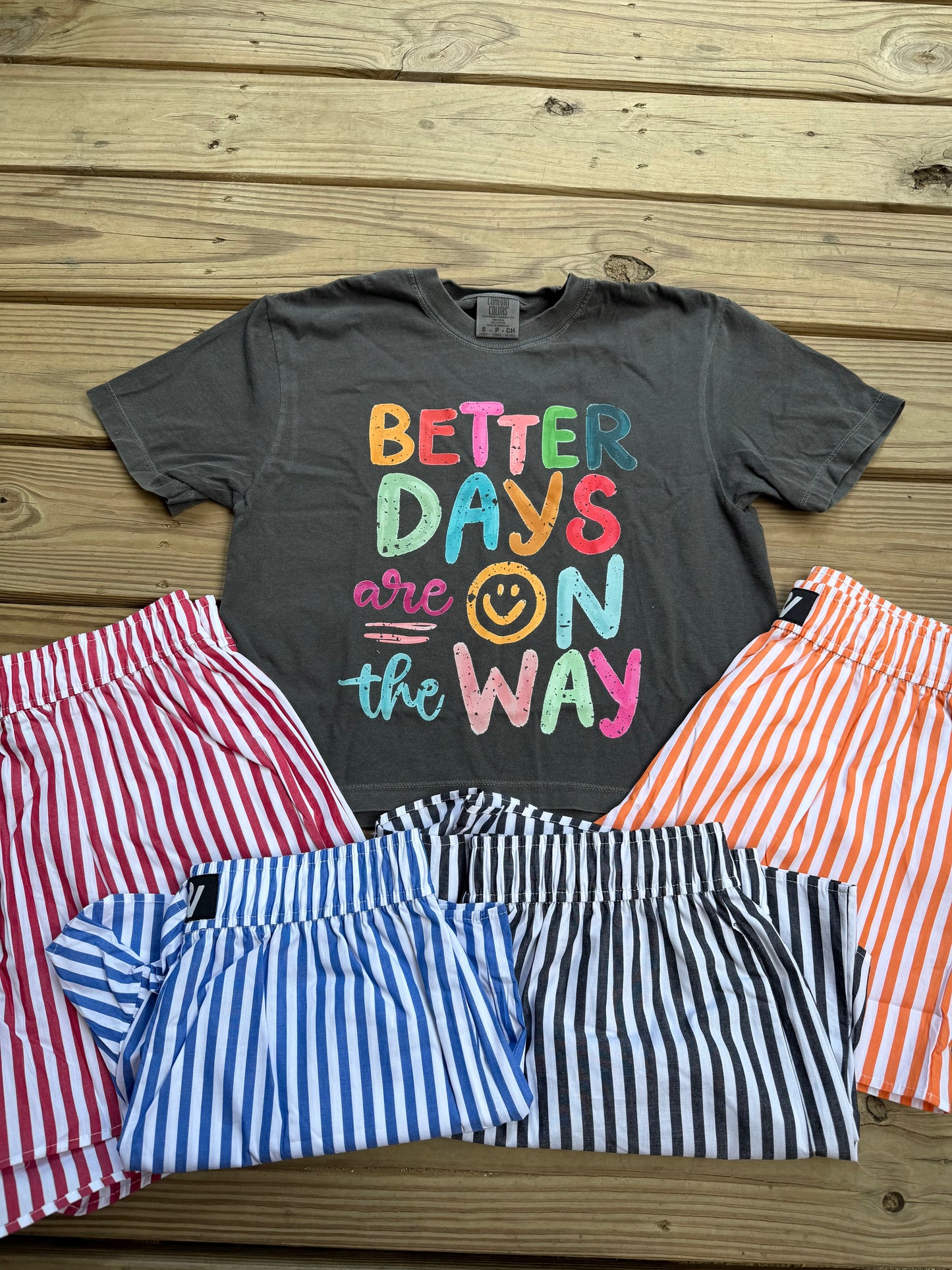 Better Days Ahead Crop Tee