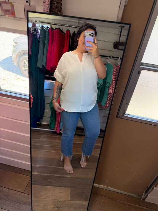 Summer Airflow Top-Off White