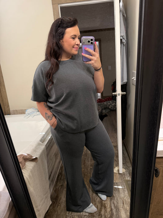 Scuba Top Only-Charcoal