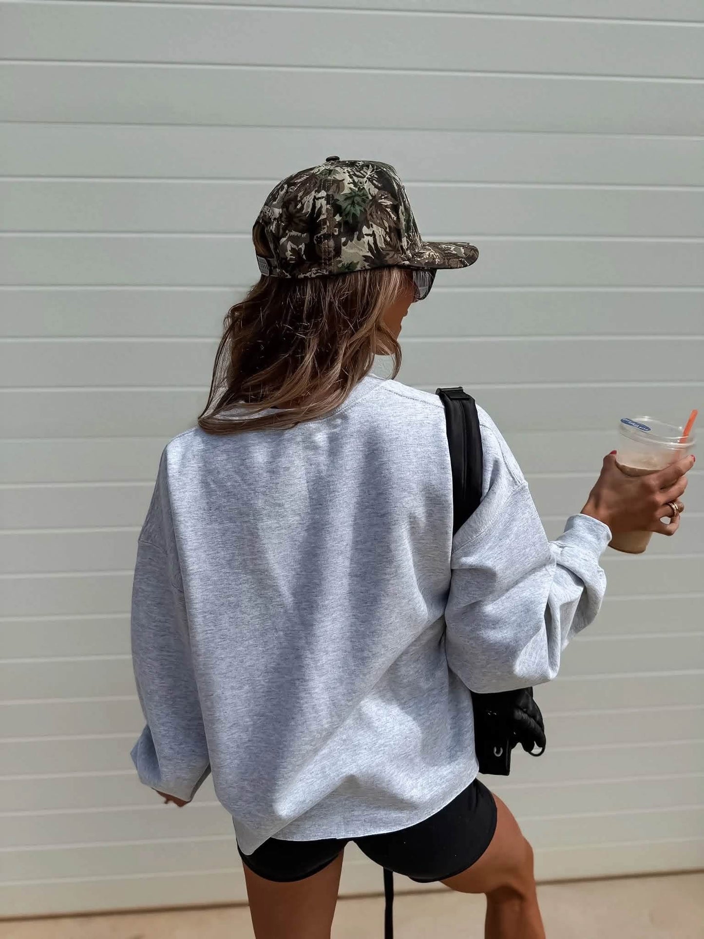 Probably Late Cropped Sweatshirt