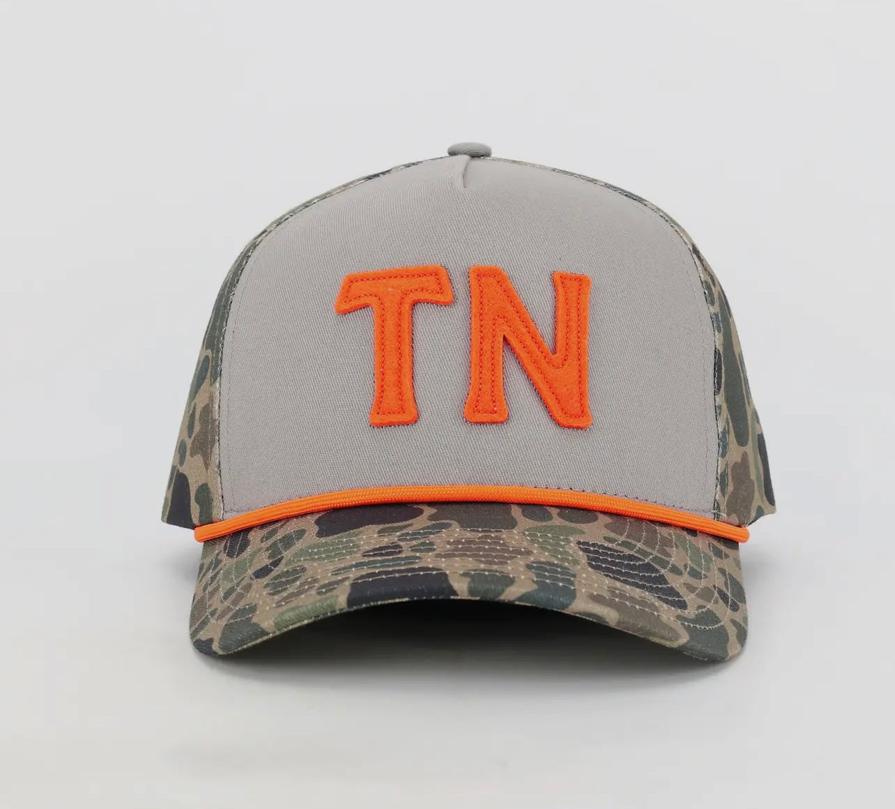 TN Hat in Camo and Smokey Gray