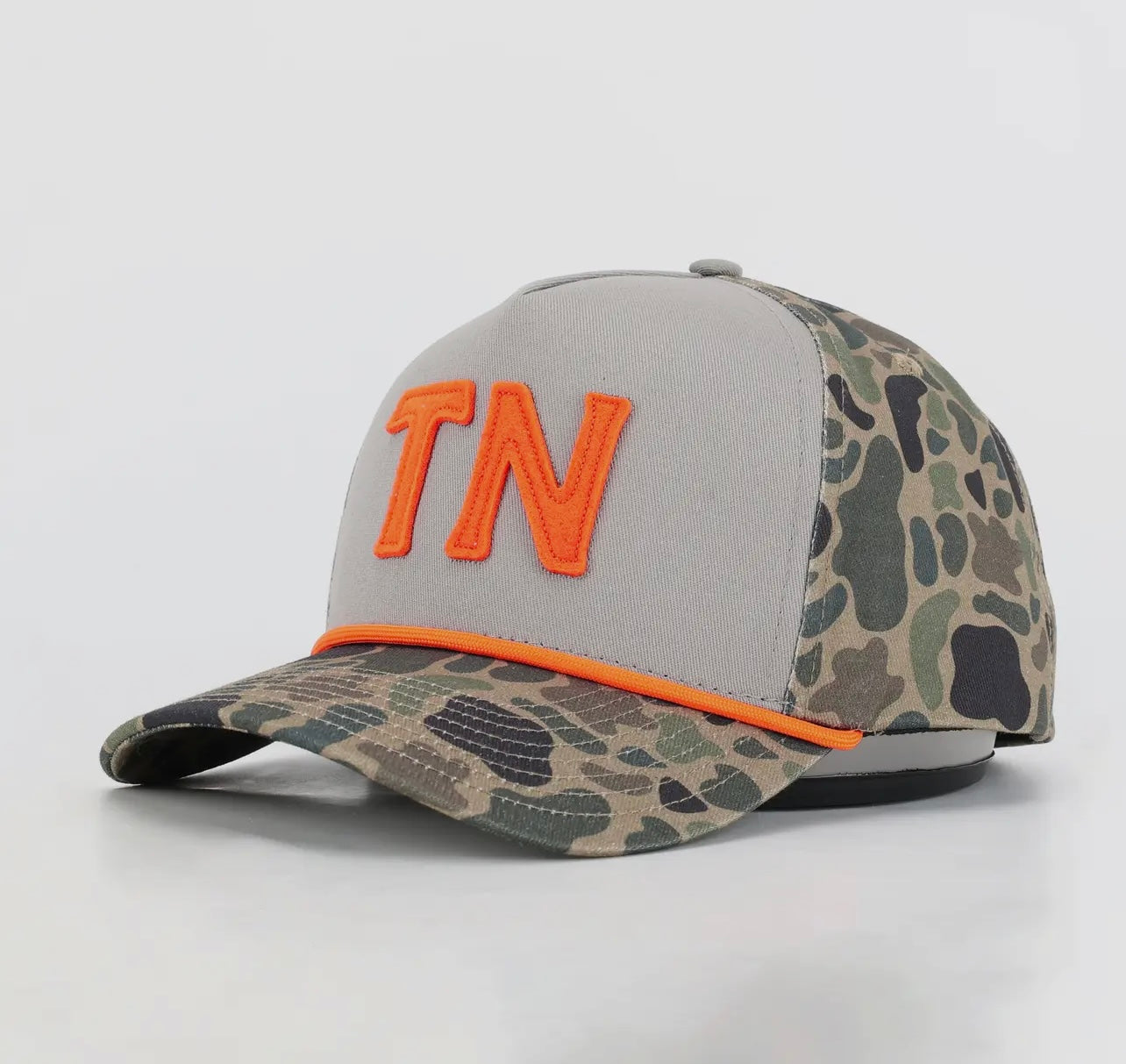 TN Hat in Camo and Smokey Gray