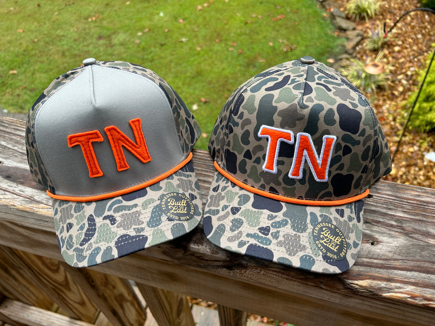 TN Hat in Camo and Smokey Gray