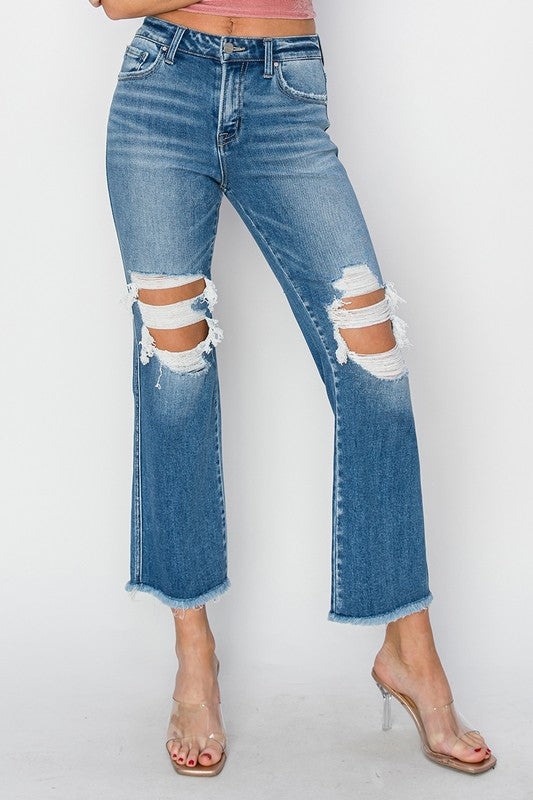 Risen PLUS Distressed Denim