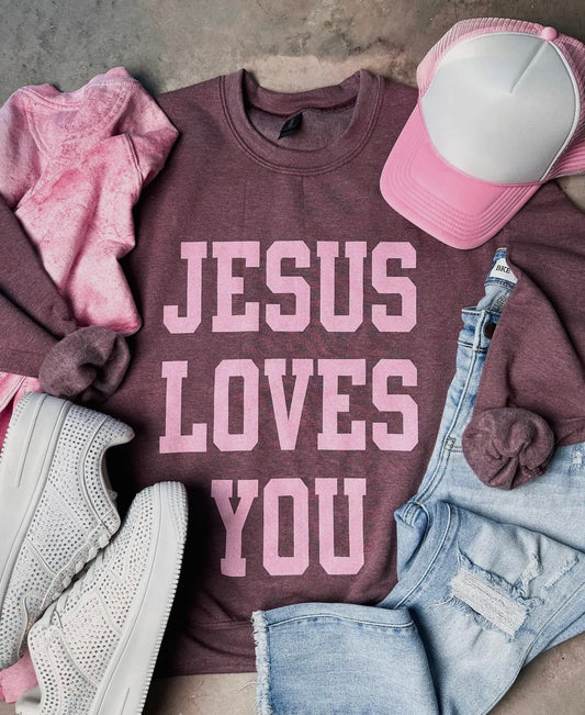 Jesus Loves You Pullover