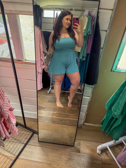 Strapless Romper