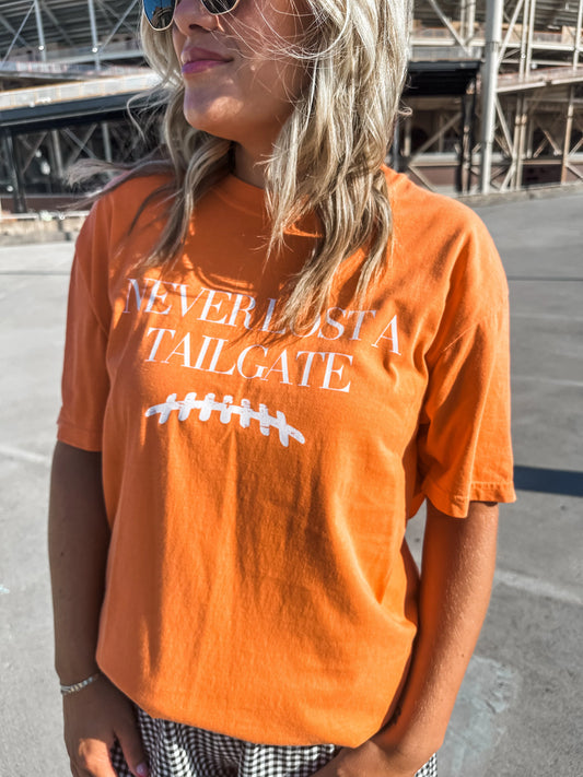 Never Lost a Tailgate CC tee PREORDER