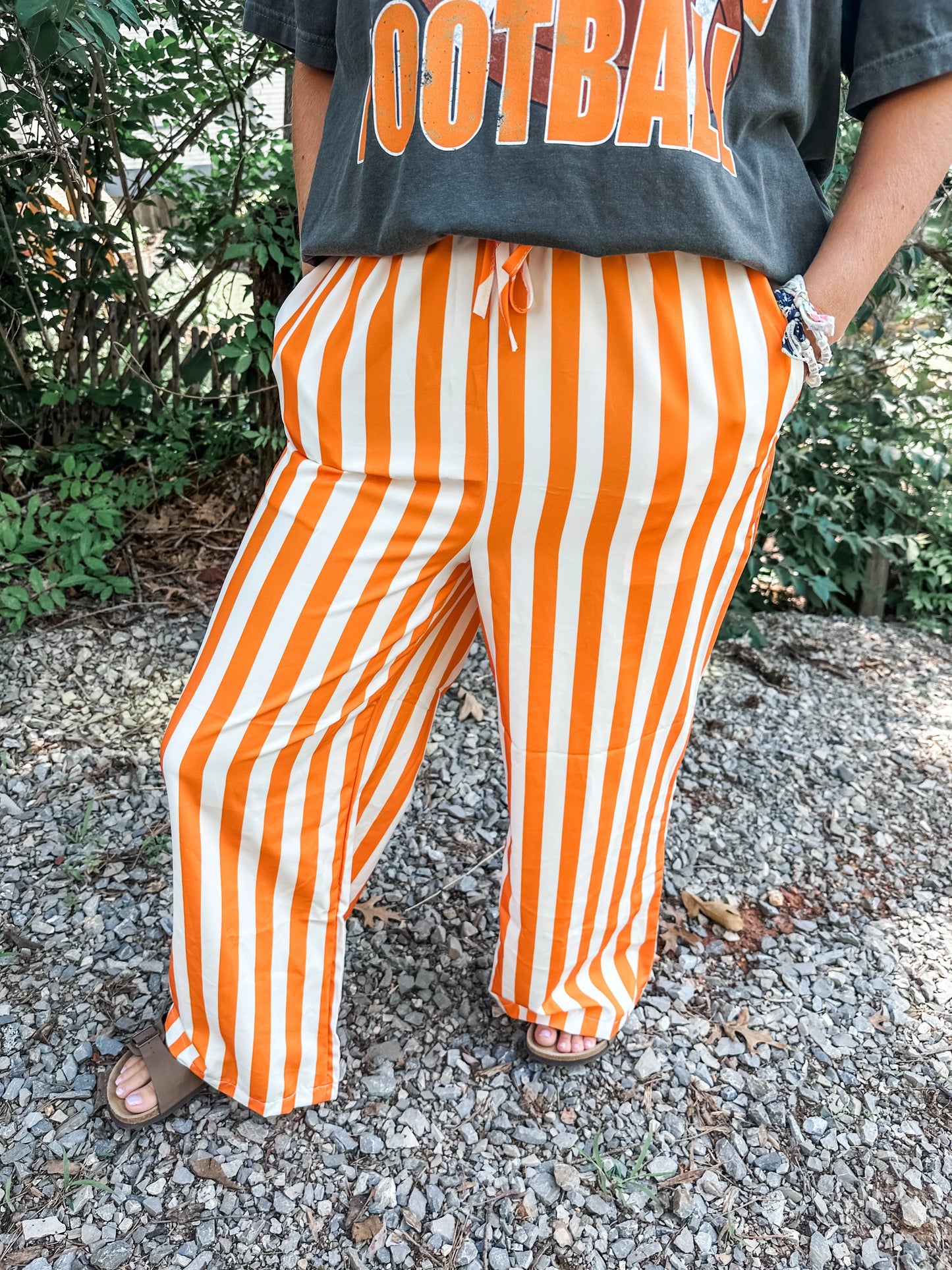 Orange Striped Pants PREORDER