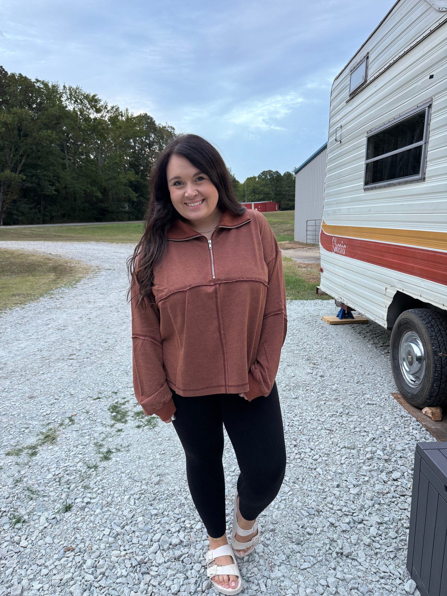 Seam Detail Pullover