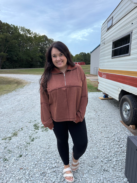 Seam Detail Pullover