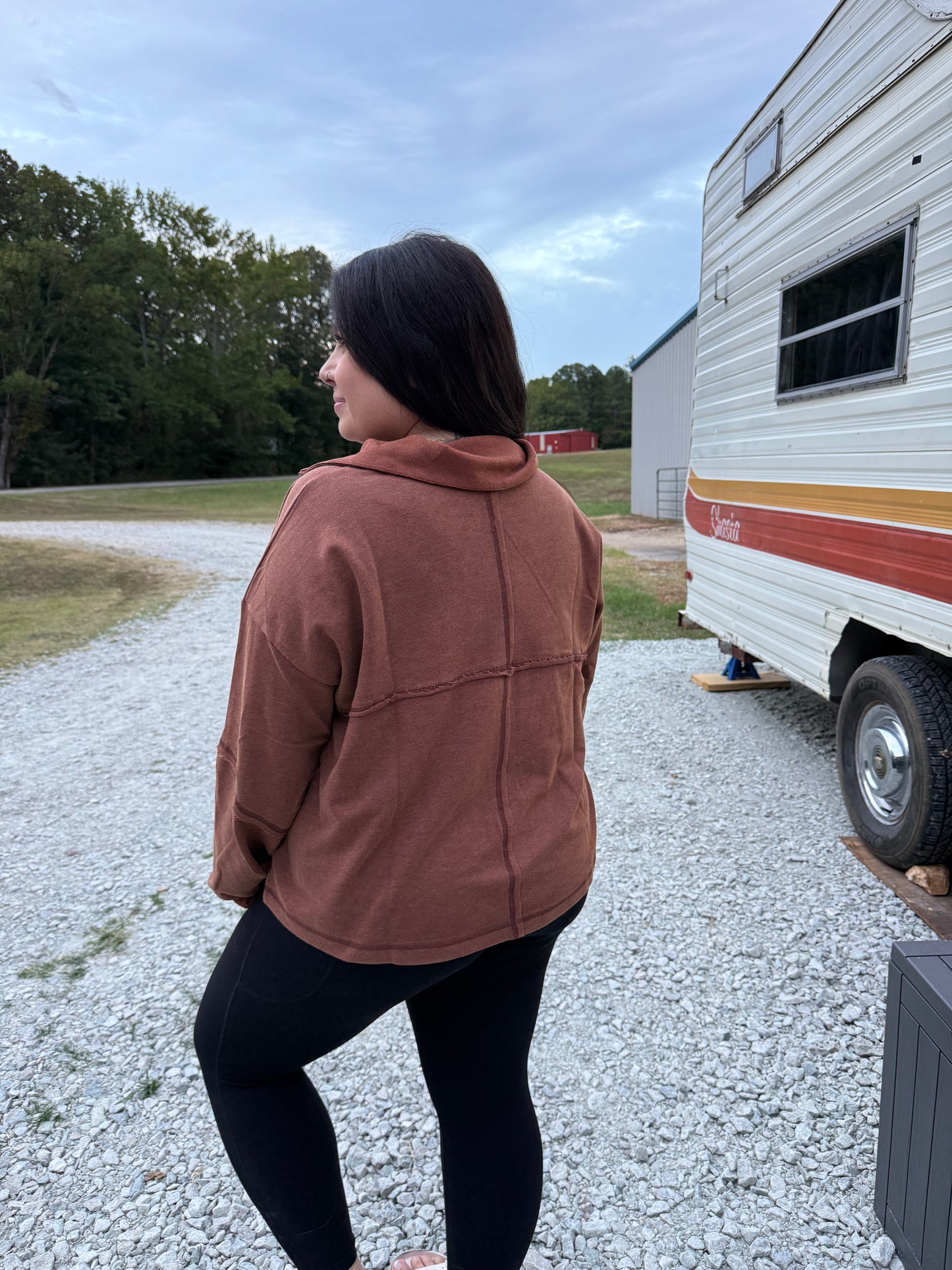 Seam Detail Pullover