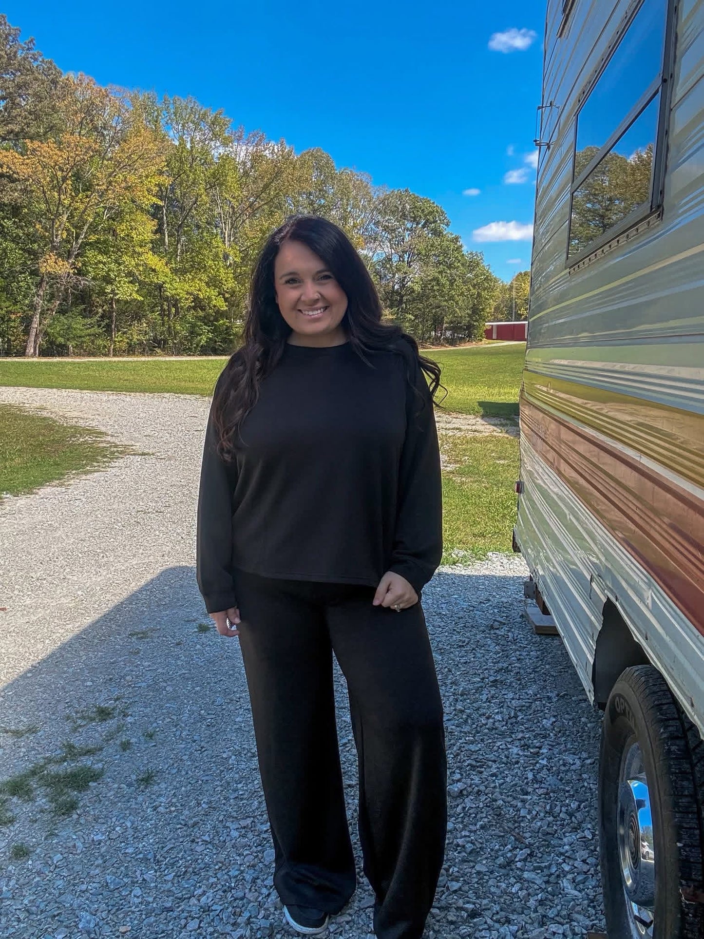 Pullover Scuba Set-Black PREORDER