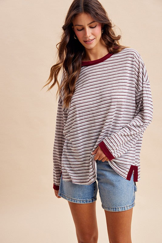Oversized Striped pullover