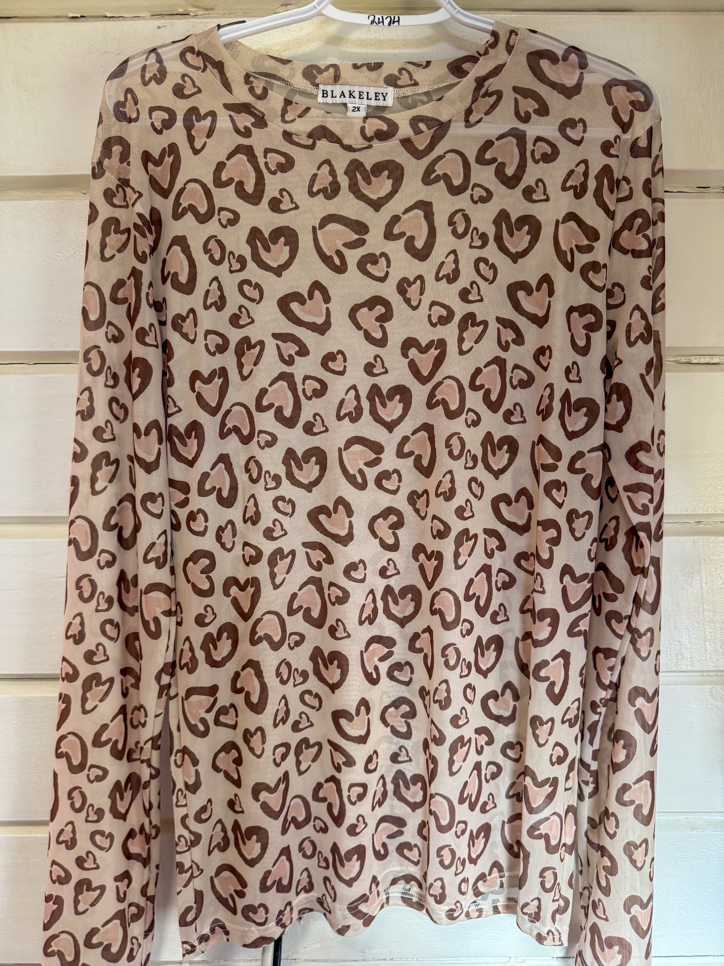 Valentine Mesh Long Sleeve