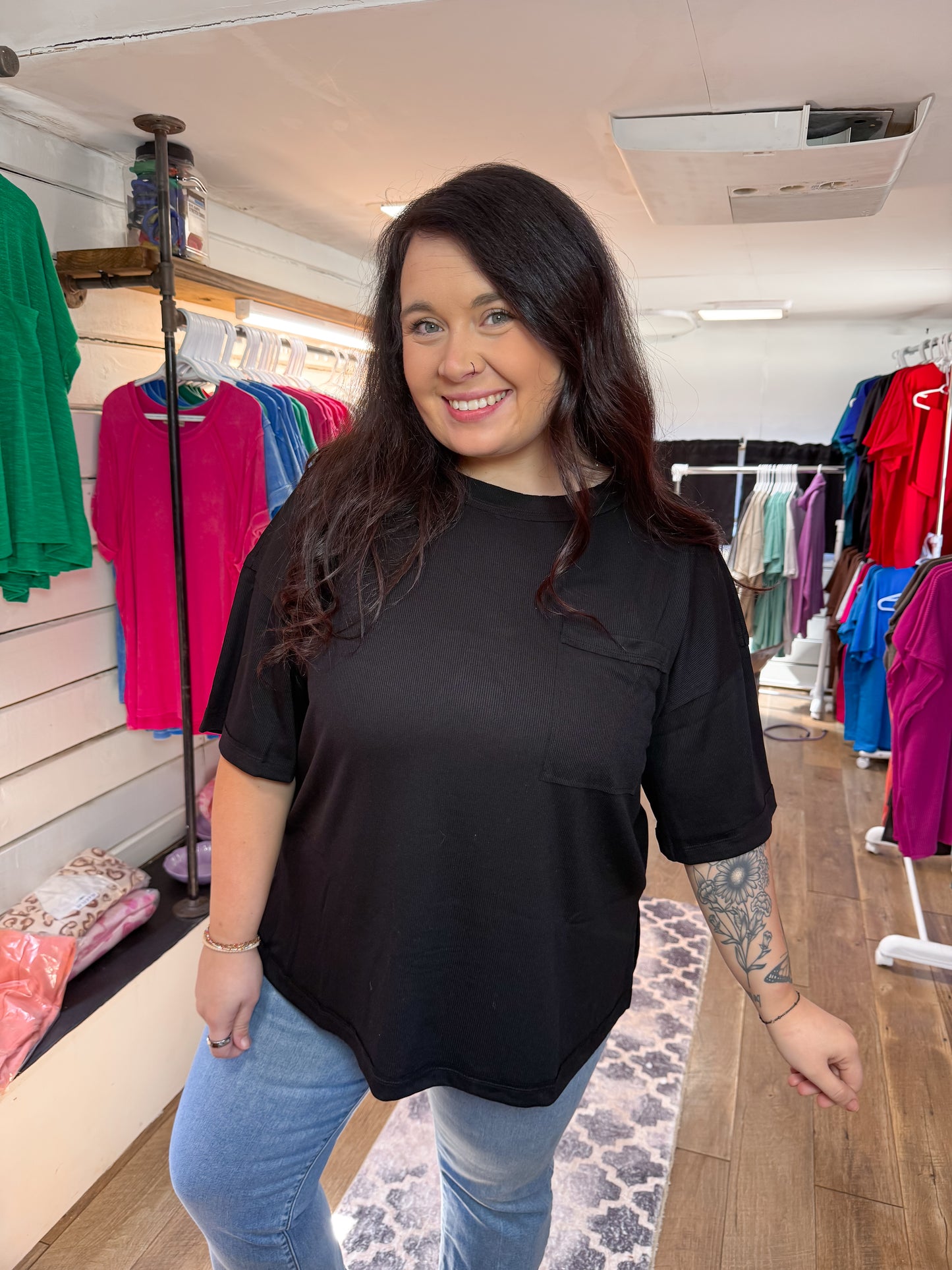 Oversized boyfriend tee